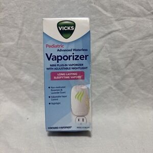 Vicks Pediatric Advanced Waterless Mini Plug-in Vaporizer with Nightlight